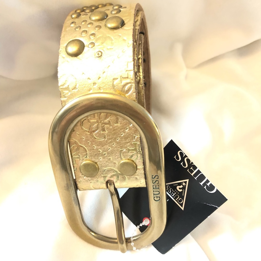 GUESS gold belt